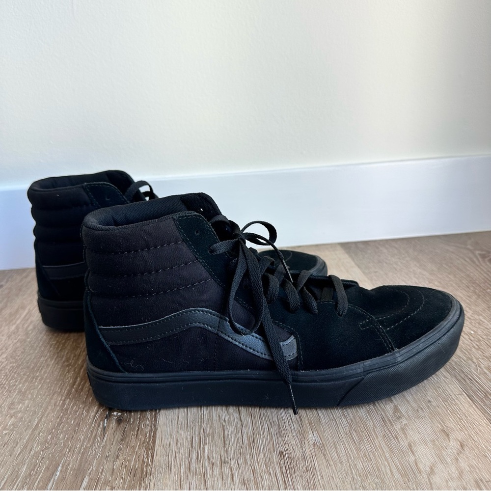 Vans Black SK8-Hi Shoes (All Black)